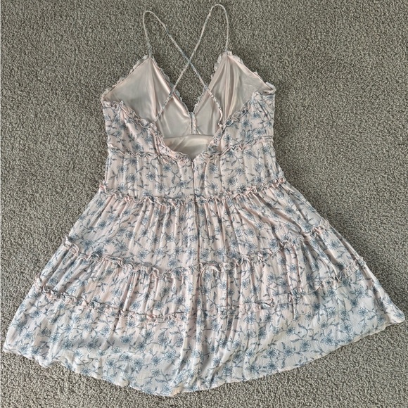 Love Tree | Floral Babydoll Fit and Flare Mini Dress | Size: L | NWOT - Picture 8 of 9